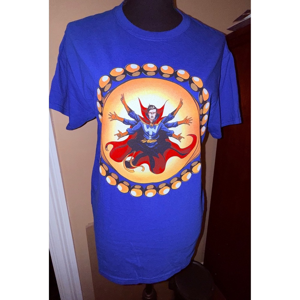 Marvel Dr Strange T-Shirt Mens‎ Sm Blue NWOT Loot Crate Kidrobot Graphic Tee